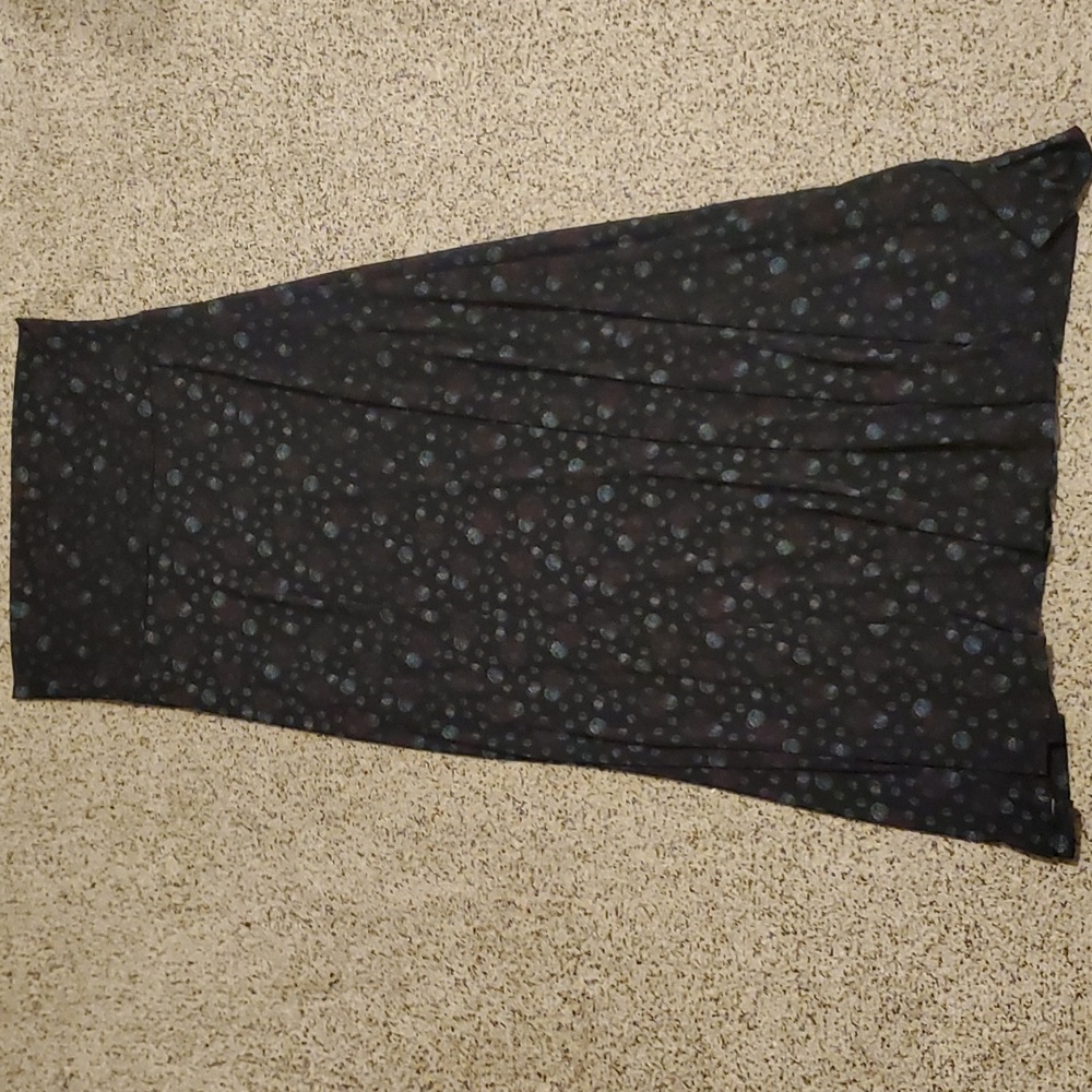 NWOT LulaRoe Long Flowy Printed Skirt